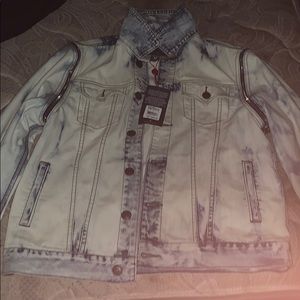 True religion jean jacket size large